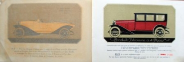 La Buire Automobiles Modelprogram 1923 Carbrochure (8429)